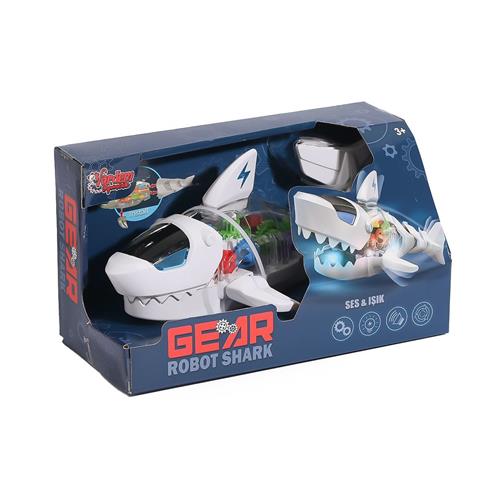 WK-S-2A Müzikli Ve Işıklı Robot Köpek Balığı -Vardem