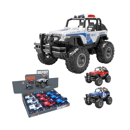 Xfg-989-107 -Vardem Çek Bırak Üstü Açık Bigfoot Off-Road Polis Jeep