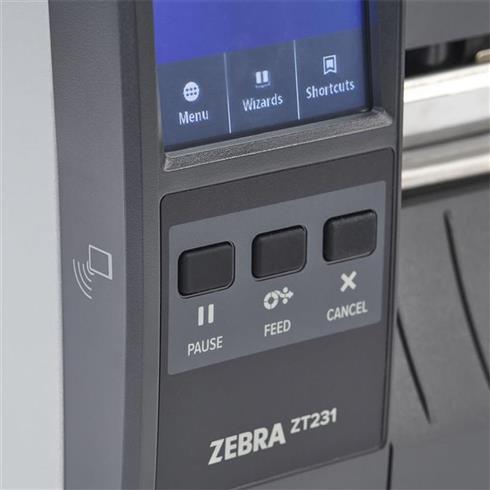 Zebra ZT231 (ZT23142-T0E000FZ) 203Dpı Termal Transfer Usb+Seri+Ethernet Metal Kasa End. Barkod Yazıcı (Ribonlu Kullanım)