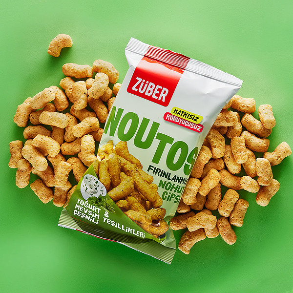 Züber Noutos Fırın Nohut Cipsi 55 Gr Yoğurt Ve Mevsim Yeşillikleri