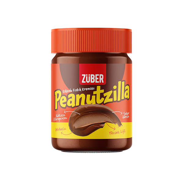 Züber Peanutzilla Kakaolu Yer Fıstığı Kreması 315 Gr