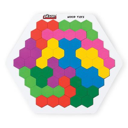 02 016 Ahşap Petek Tangram
