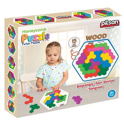 02 016 Ahşap Petek Tangram