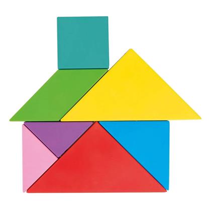 03 569 Ahşap Manyetik Tangram -Pilsan Oyuncak