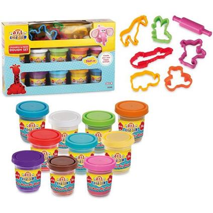 03290 Art Craft 16 Parça Hamur Seti-Rengarenk / 560 Gr