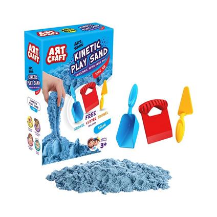 03691 Aksesuarlı Mavi Kinetik Oyun Kumu 1000 GR