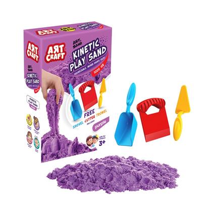 03694 Aksesuarlı Mor Kinetik Oyun Kumu 1000 GR