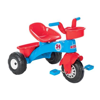 07 169 Atom Bisiklet Mavi Kırmızı Flexo