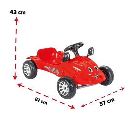 07 302 Pilsan Herby Pedallı Araba Kırmızı