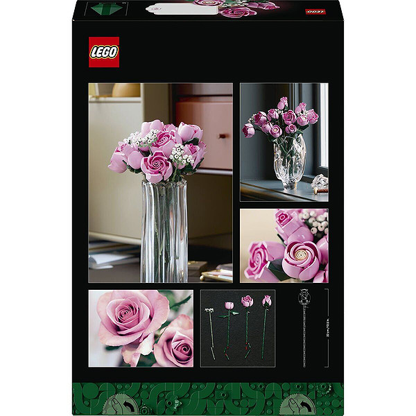 10374 Lego İconic Botanicals Pembe Gül Buketleri 789 Parça +18 Yaş