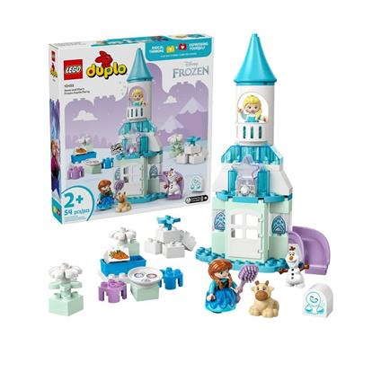 10455 Lego Duplo Anna Ve Elsa'nın Karlar Ülkesi Şato Partisi 54 Parça +2 Yaş