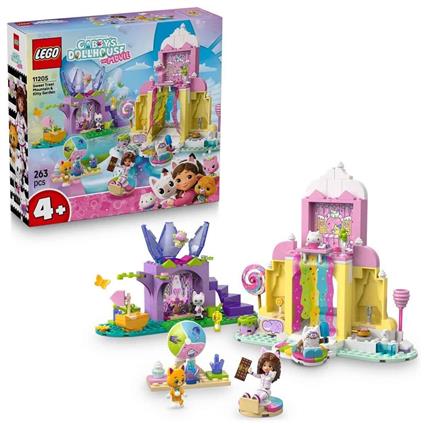 11205 Lego Gabbys Dollhouse Şekerleme Dağı Ve Kedi Bahçesi 263 Parça +4 Yaş