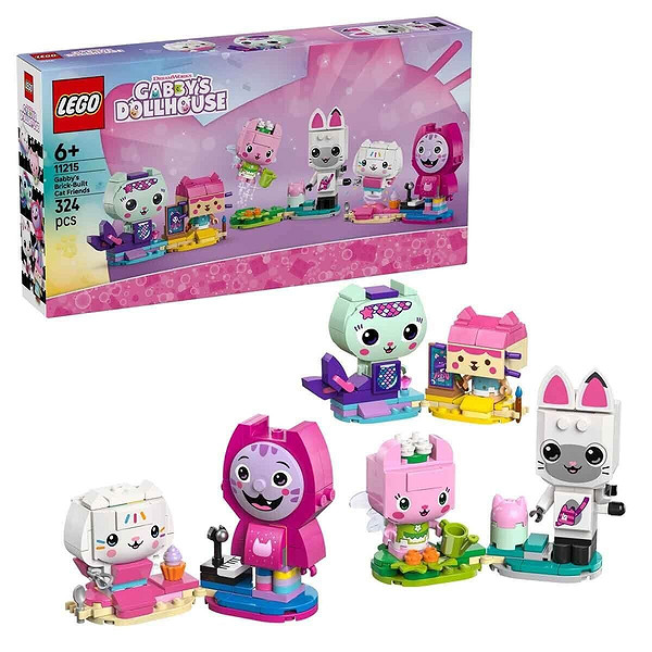 11215 Lego Gabbynin Brick-Built Kedi Arkadaşları 324 Parça +6 Yaş