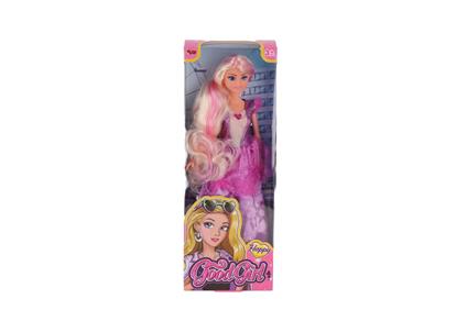115516-17 29CM Renklı Manken Bebek+ Kutu