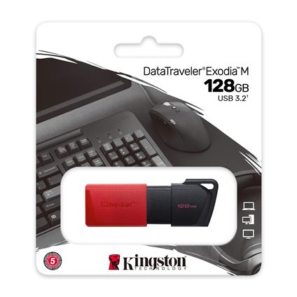 128 GB Kıngston Exodıa M Usb Bellek 3.2 DT Dtxm/128GB