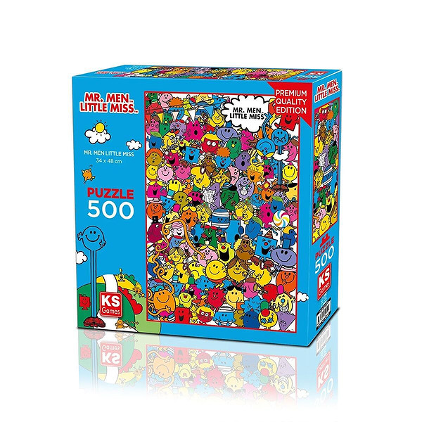 14451 Puzzle 500 MR Men Lisanslı 500 Parça Yetişkin Puzzle