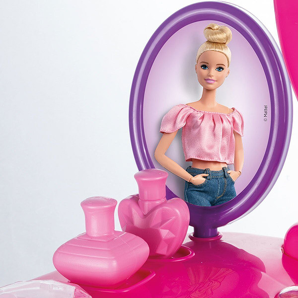 1609 Barbie Ayaklı Makyaj Masası Ve Sandalye Seti - Dolu