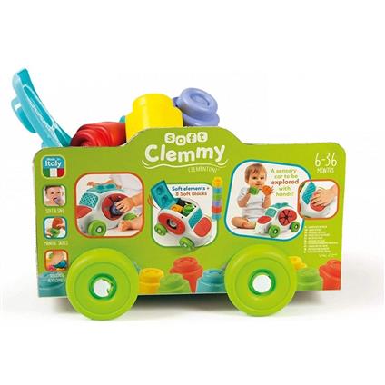 17315 Soft Clemmy - Yumuşak Blok Duyusal Araba 6-36 Ay
