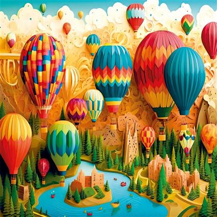 20086 Puzzle 500 Hot Air Balloon Festival