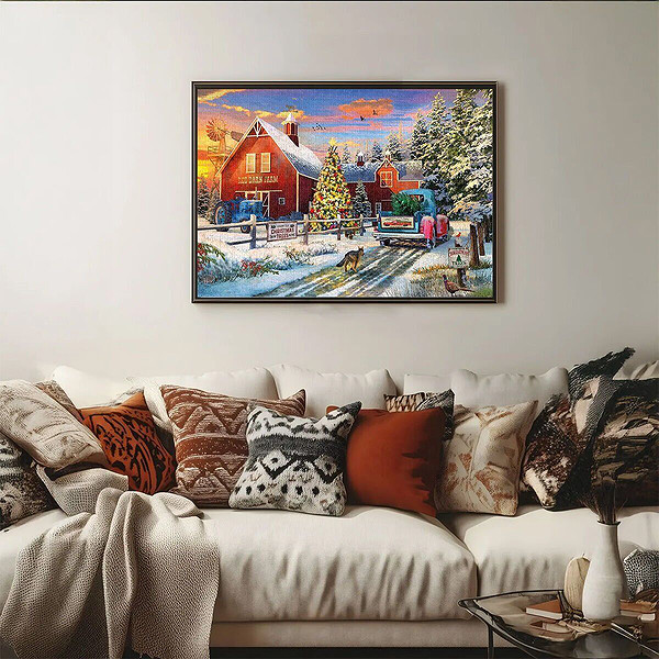 20753 Puzzle 1000 Red Barn Farm
