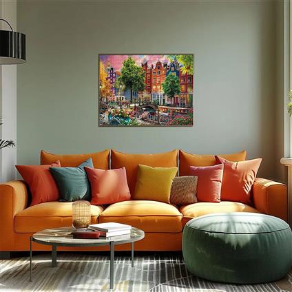 20793 Puzzle 1000 Beautiful Sunset İN Amsterdam