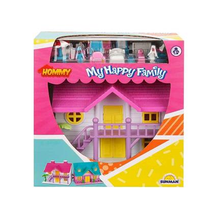 2080 Happy Family Villa Oyun Seti 18 Parça