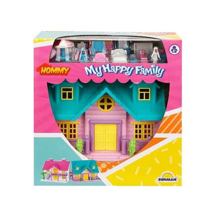 2080 Happy Family Villa Oyun Seti 18 Parça