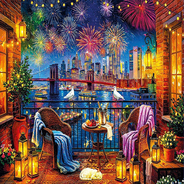 20837 Puzzle 1000 A Festival İn Brooklyn