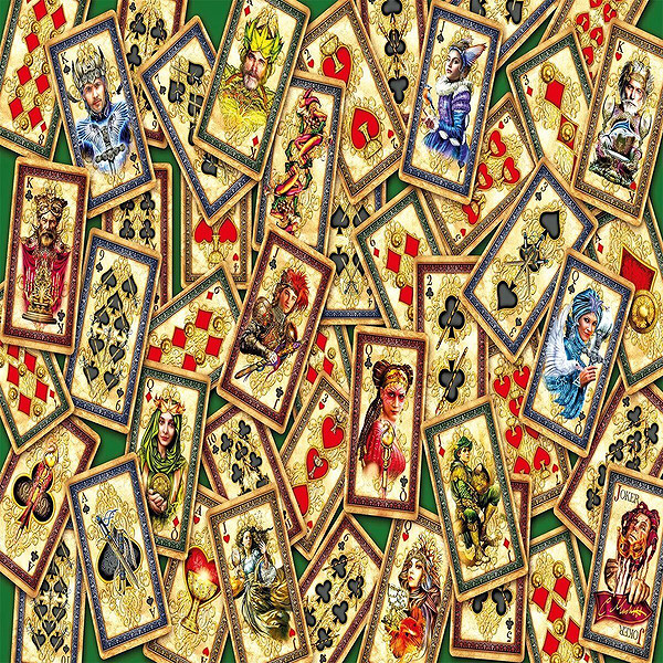 20845  Puzzle 1000 Fantasy Playing Cards