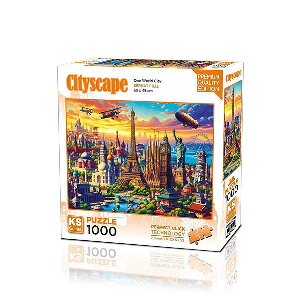 20854 Puzzle 1000 One World City