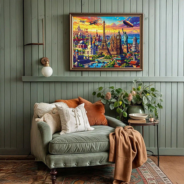 20854 Puzzle 1000 One World City