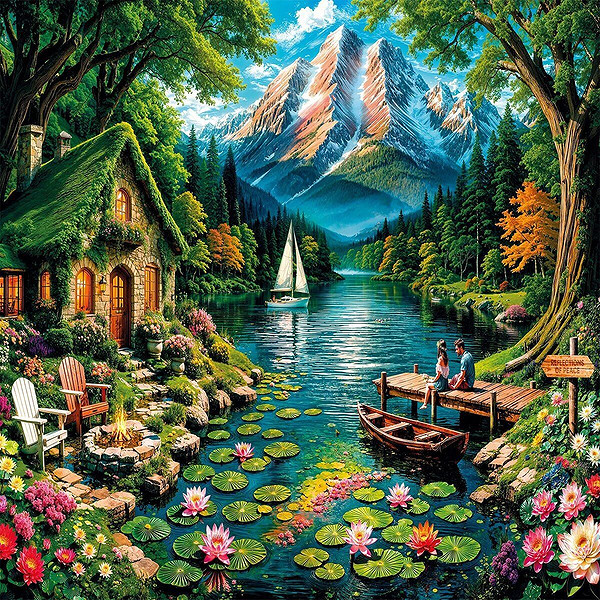 20856 Puzzle 1000 Reflections Of Peace