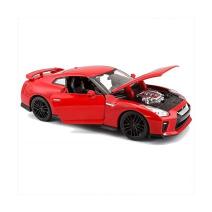 21082 Burago 1:24 Nissan GT-R 2017 Model Araba