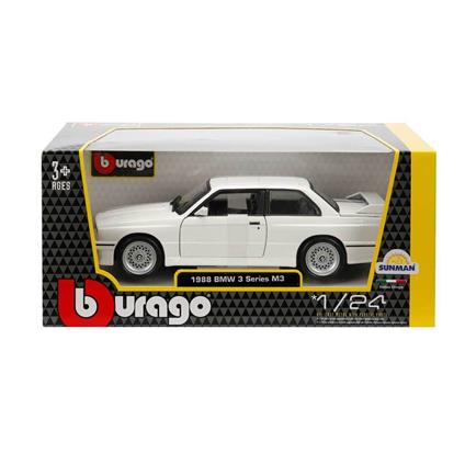 21100 Burago 1:24 Bmw M3 1988 Model Araba