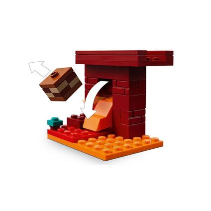 21266 Lego Minecraft Nether Lav Savaşı 99 Parça +6 Yaş