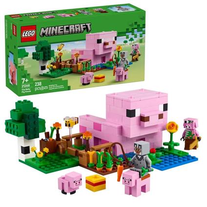 21268 Lego Minecraft Baby Pig Evi 238 Parça +7 Yaş