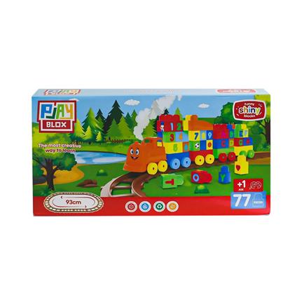2397 Playblox Traın Set 77 Pcs