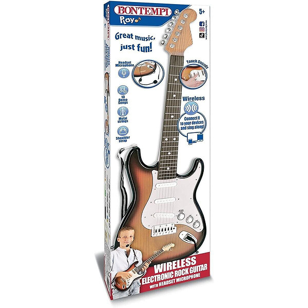 24234 Sun-Bnt-Gitar Wıreless Elektronik Rock Metal Telli Tuşlu BO