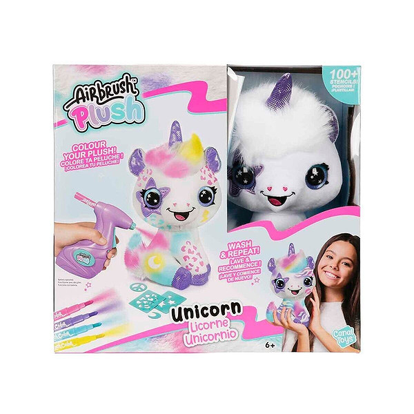 28741 Sun-Cnl-Hobi Set Aırbrush Plush Unıcorn B O