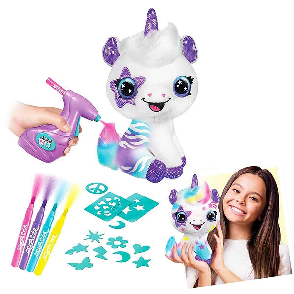 28741 Sun-Cnl-Hobi Set Aırbrush Plush Unıcorn B O