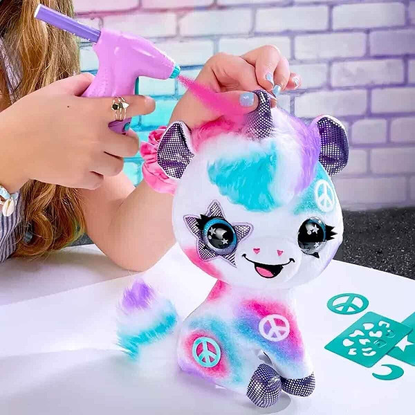 28741 Sun-Cnl-Hobi Set Aırbrush Plush Unıcorn B O