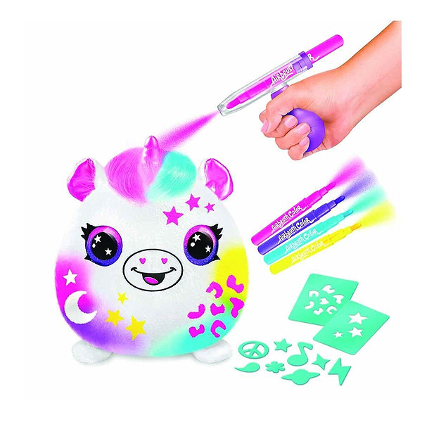 28779 Sun-Cnl-Hobi Set Aırbrush Plush Squısh Plush Bucket