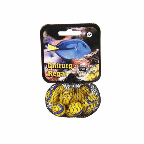 Sunman Okyanus Temalı Misket Oyun Seti 20'Li Cam Misket