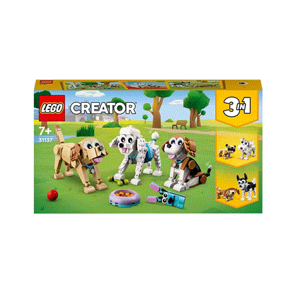 31137 Lego Creator 3İn1 - Sevimli Köpekler 475 Parça +7 Yaş
