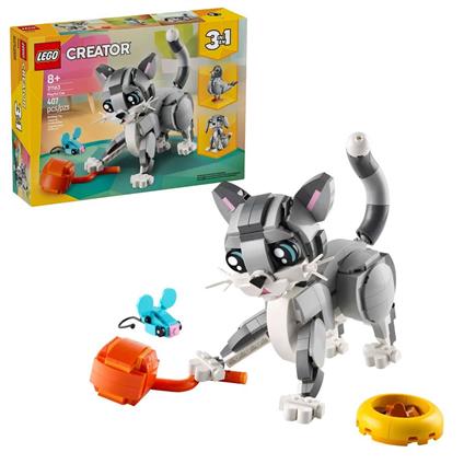 31163 Lego Creator 3İn1 - Oyunbaz Kedi 407 Parça +8 Yaş