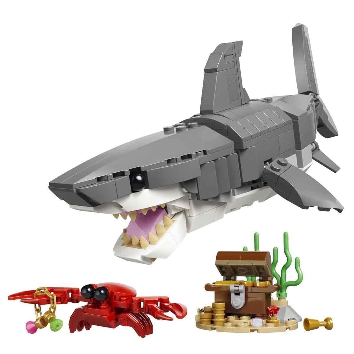 31381 Lego Creator 3İn1 Acımasız Köpek Balığı İle Hazine Sandığı 379 Parça +8Yaş