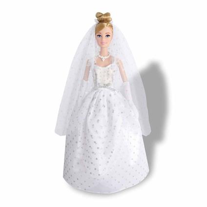 3381 Sun-Rst-Sıs-Gelinlikli Manken Bebek Alisha 29 Cm - Sunman