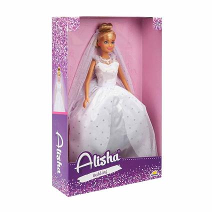 3381 Sun-Rst-Sıs-Gelinlikli Manken Bebek Alisha 29 Cm - Sunman