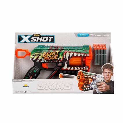 36561 X-Shot Skins Griefer 12 Mermili Sünger Dart Atan Silah 32 Cm