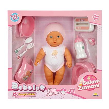 3823 Bebelou Bakım Zamanı Sesli Gülen Ağlayan Bebek 32 Cm -Sunman